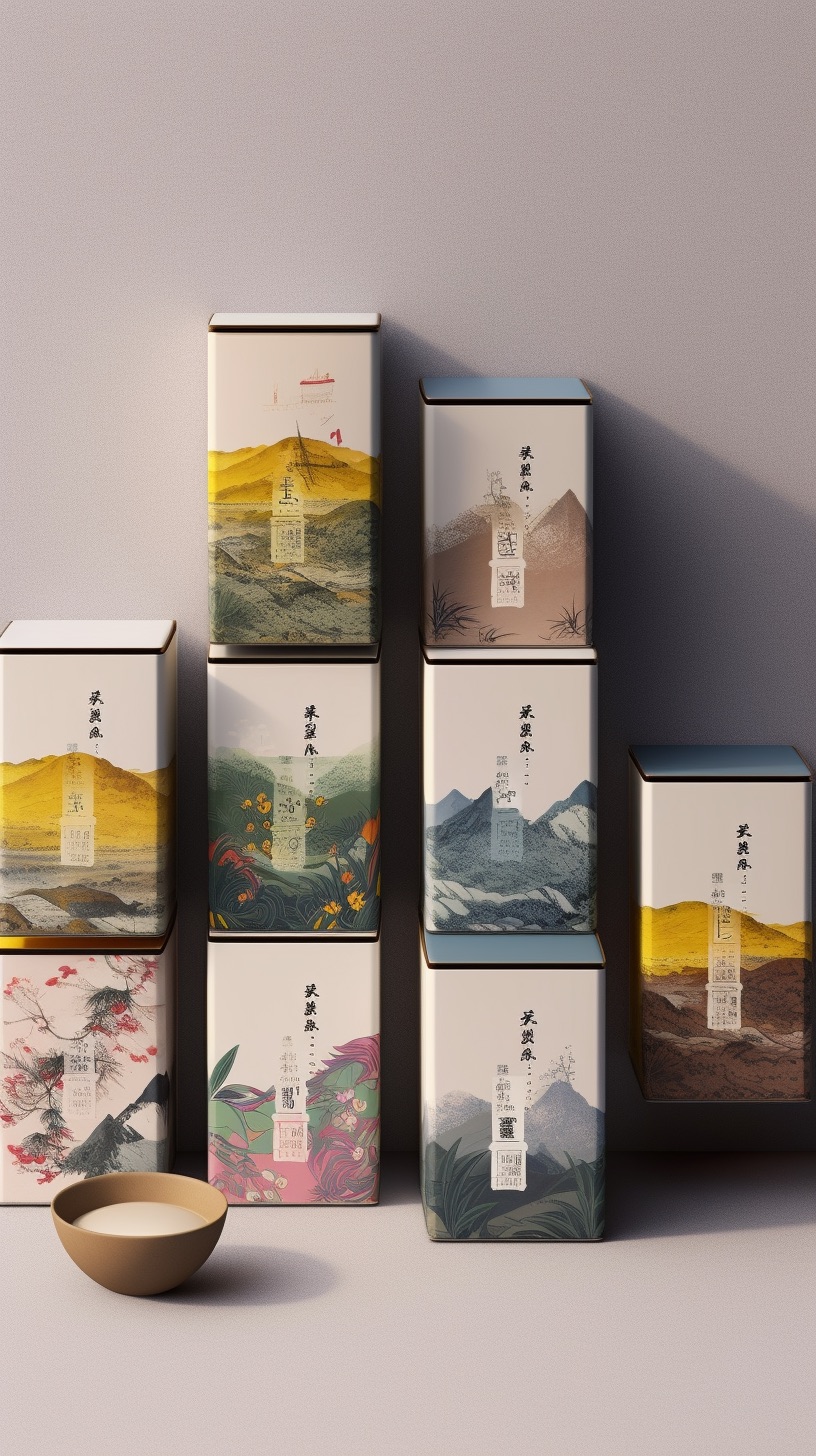 isashen_Tea_packaging_a_variety_of_container_structure_the_illu_a 2.jpeg