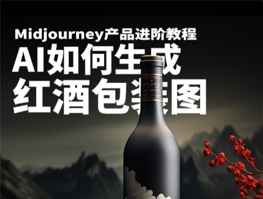 Midjourney 教程！AI如何生成紅酒包裝圖 Prompt 分享！